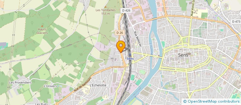 localisation de l'entreprise PRODIFROID à COURTOIS-SUR-YONNE