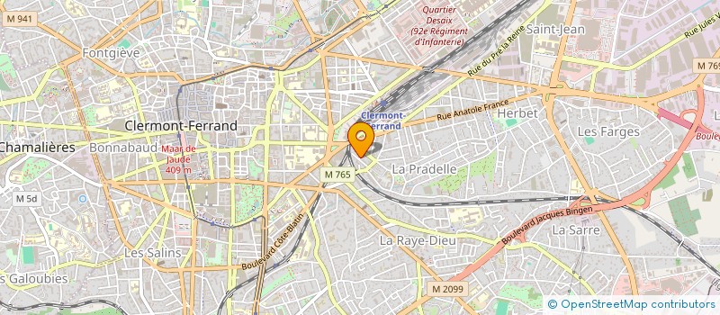 localisation de l'entreprise PRODIG SARL à CLERMONT-FERRAND