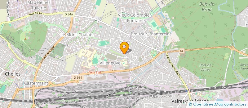 localisation de l'entreprise PRODIGE ACADEMY  CHELLES