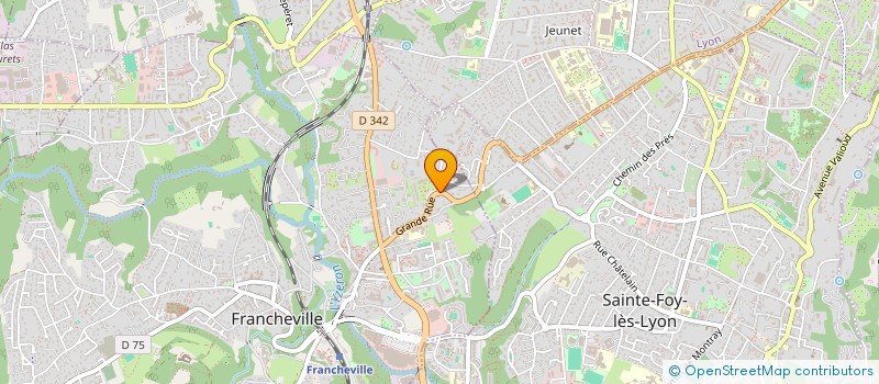 localisation de l'entreprise PRODIGE CONFORT  FRANCHEVILLE