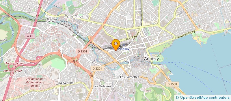 localisation de l'entreprise PRODIGE NET à ANNECY