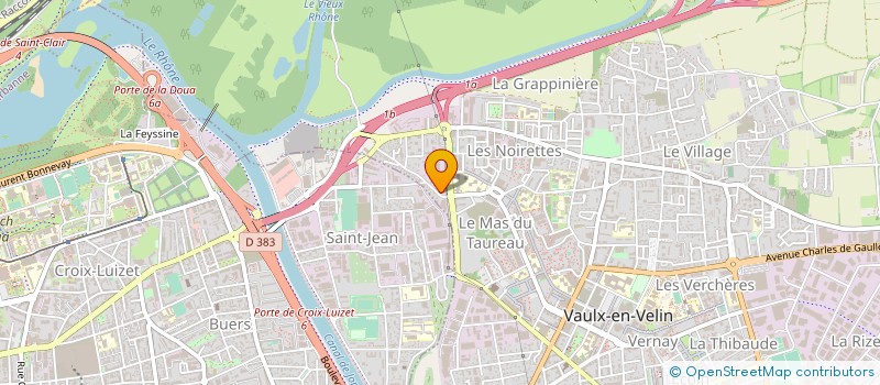 localisation de l'entreprise PRODIGROUP  VAULX-EN-VELIN