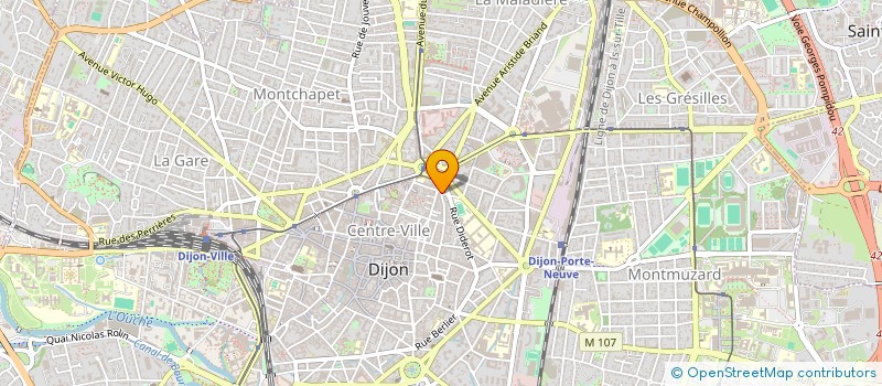 localisation de l'entreprise PRODIJ SARL à DIJON
