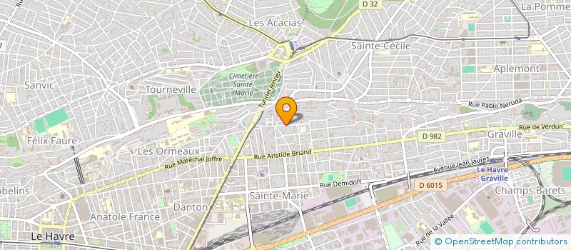 localisation de l'entreprise PRODIL à LE HAVRE