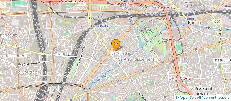 localisation de l'entreprise PRODILL  PARIS