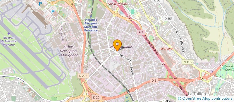 localisation de l'entreprise PRODIM  VITROLLES