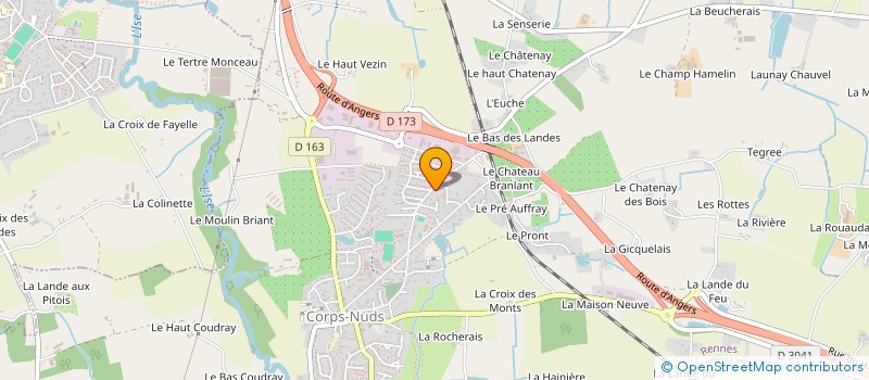 localisation de l'entreprise PRODIM  CORPS-NUDS