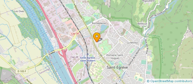 localisation de l'entreprise PRODIM GROUPE à SAINT-EGREVE