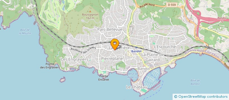 localisation de l'entreprise PRODIMA à BANDOL