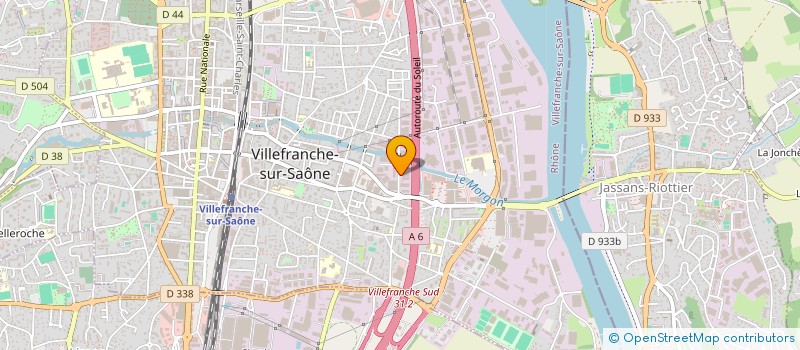 localisation de l'entreprise PRODIMAT à VILLEFRANCHE-SUR-SAONE