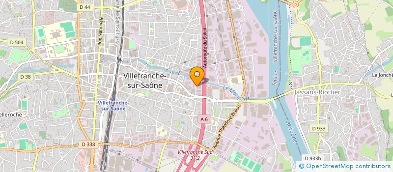 localisation de l'entreprise PRODIMECA à VILLEFRANCHE-SUR-SAONE
