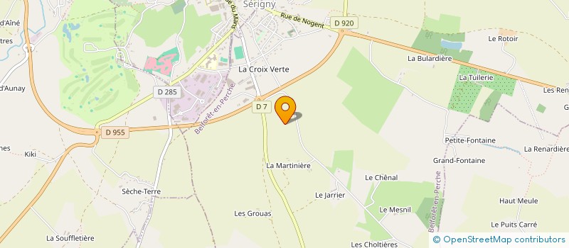 localisation de l'entreprise PRODIMI à SAINT CYR-LA-ROSIERE