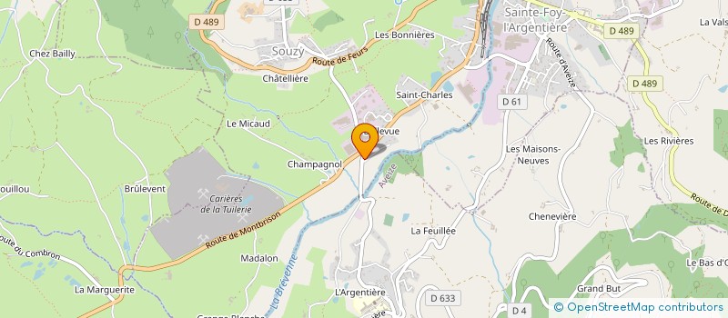 localisation de l'entreprise PRODIMO  SOUZY