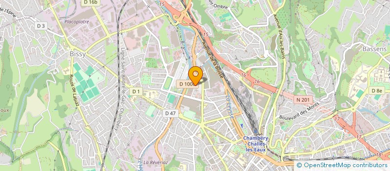 localisation de l'entreprise PRODIREG à CHAMBERY