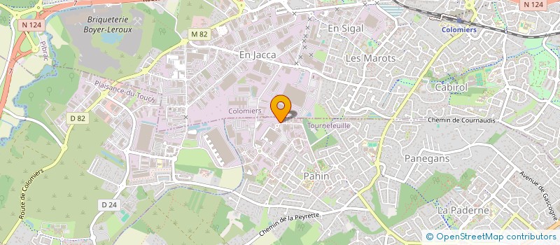 localisation de l'entreprise PRODIS.COM à TOURNEFEUILLE