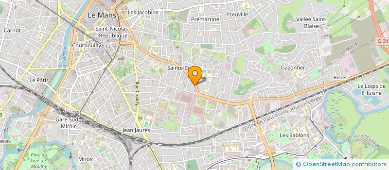 localisation de l'entreprise PRODIS ENVIRONNEMENT à LE MANS