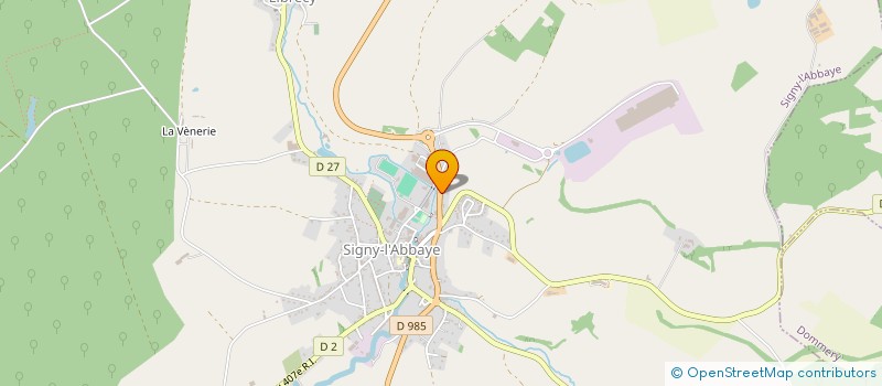 localisation de l'entreprise PRODISPO SA à SIGNY-L'ABBAYE