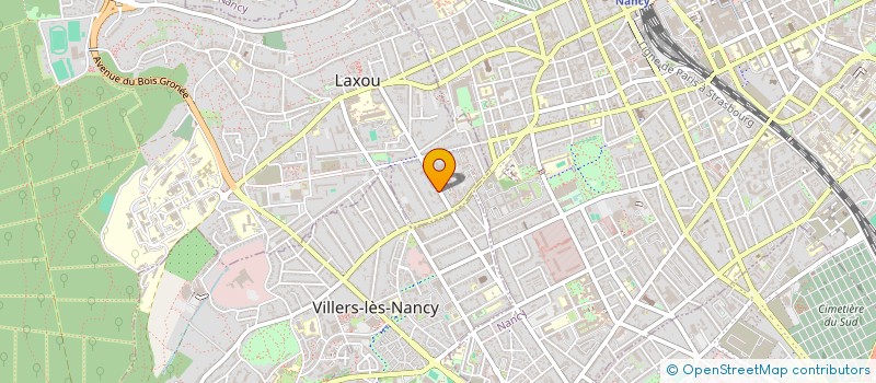 localisation de l'entreprise PRODISTRIB à LAXOU