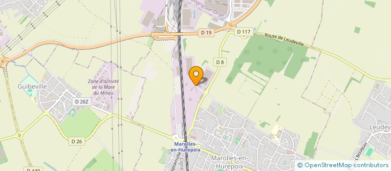 localisation de l'entreprise PRODITHERM à MAROLLES-EN-HUREPOIX