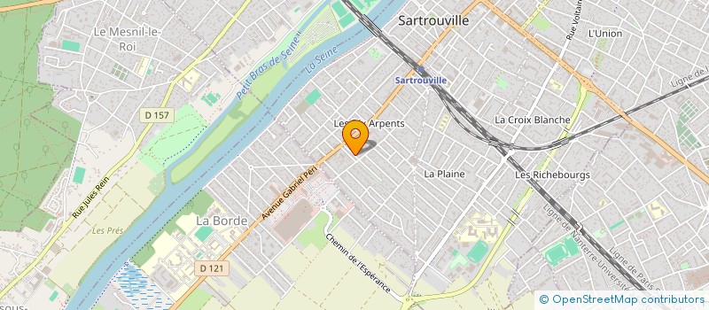 localisation de l'entreprise PRODIVAL à SARTROUVILLE