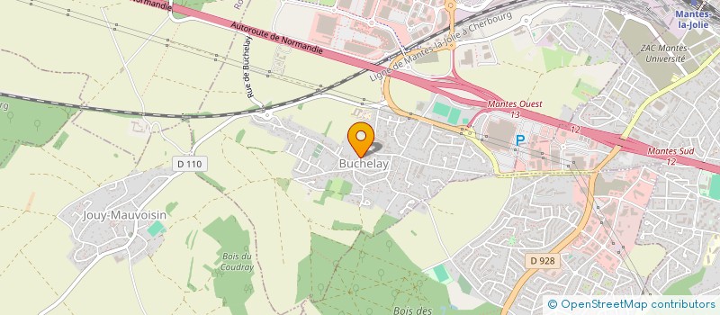 localisation de l'entreprise PRODMAG  BUCHELAY