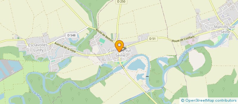 localisation de l'entreprise PRODN51  CONFLANS-SUR-SEINE