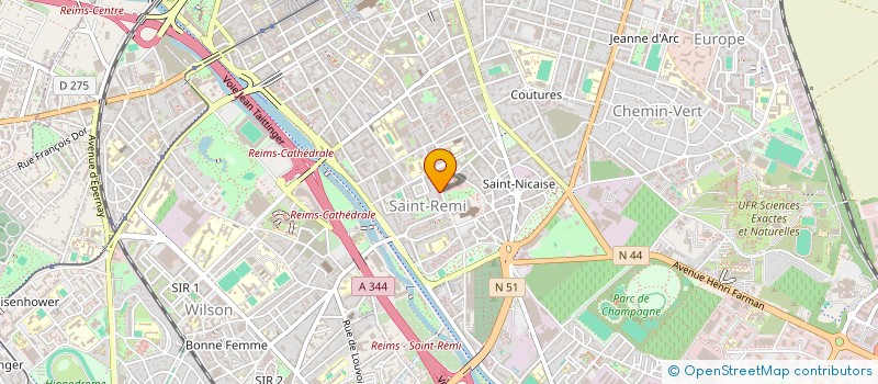 localisation de l'entreprise PRODOMI  REIMS