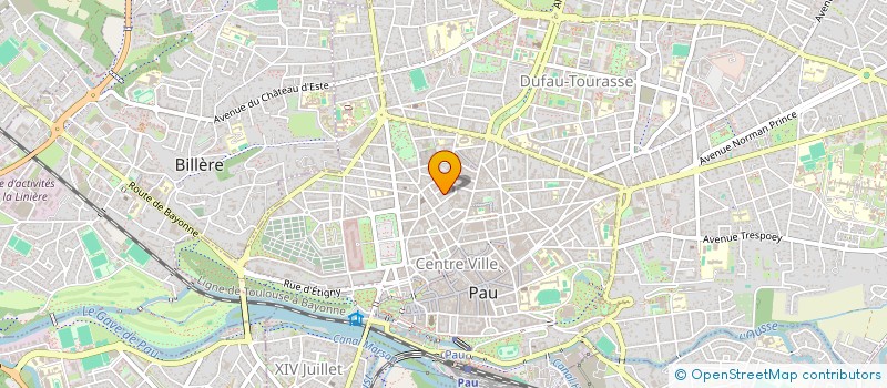 localisation de l'entreprise PRODOMO SCI à PAU