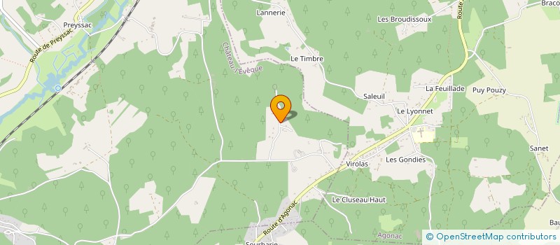 localisation de l'entreprise PRODOR à CHATEAU-L EVEQUE