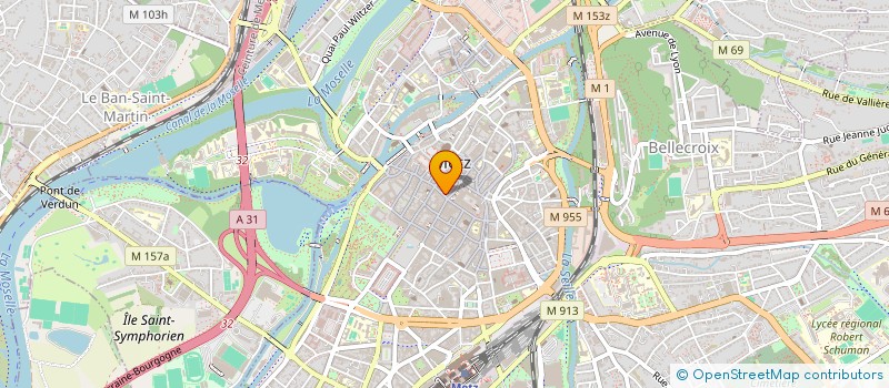 localisation de l'entreprise PRODOR à METZ