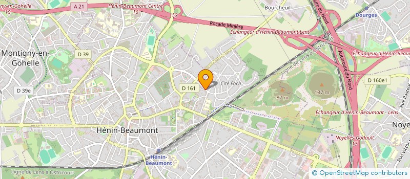 localisation de l'entreprise PRODOS à HENIN-BEAUMONT