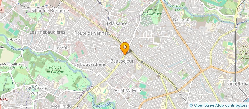 localisation de l'entreprise PRODRDY à NANTES