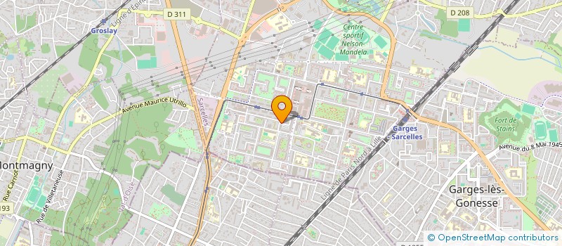 localisation de l'entreprise PRODROM  SARCELLES