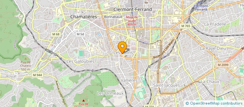 localisation de l'entreprise PRODTEL à CLERMONT-FERRAND