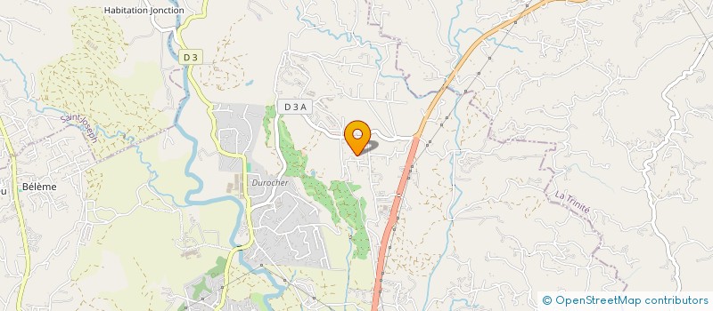 localisation de l'entreprise PRODUC COMMERC ANTILL POLYETHYLENE  LE ROBERT