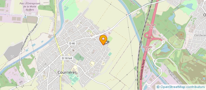 localisation de l'entreprise PRODUCO  COURRIERES