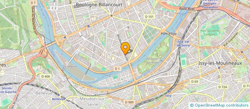localisation de l'entreprise PRODUCT 21 à BOULOGNE-BILLANCOURT