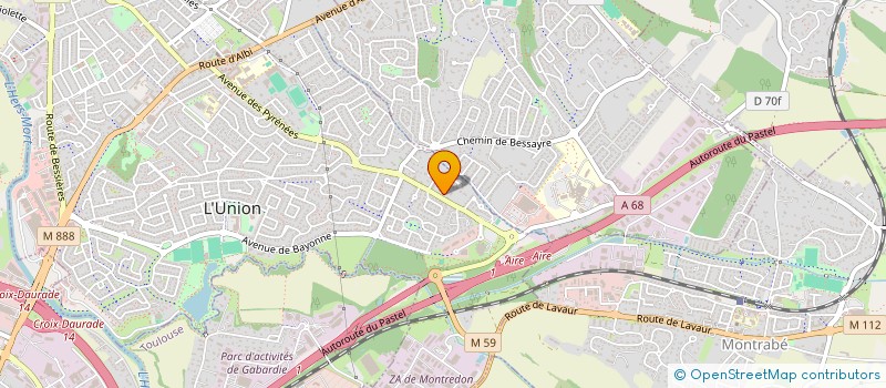 localisation de l'entreprise PRODUCT à L'UNION