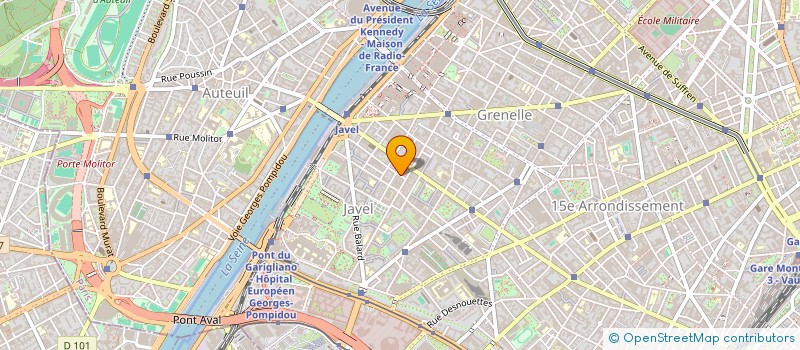 localisation de l'entreprise PRODUCT COMMUNIC AUDIOVISUELLES INTERNAT à PARIS