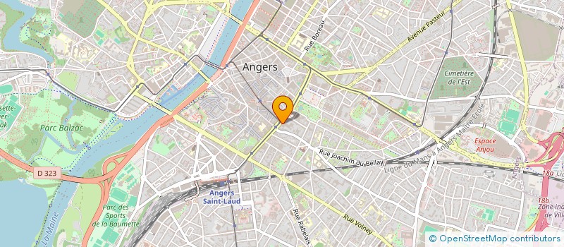 localisation de l'entreprise PRODUCT' IA à ANGERS