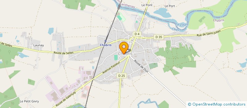 localisation de l'entreprise PRODUCTA à CHABRIS