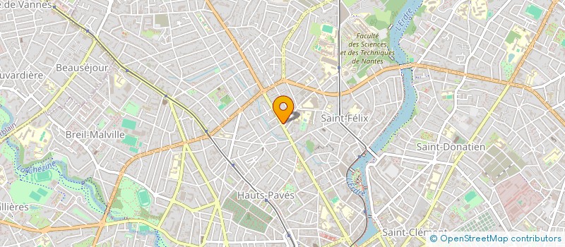 localisation de l'entreprise PRODUCTEUR D'IMMOBILIER à NANTES
