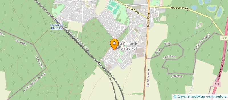 localisation de l'entreprise PRODUCTEURS A LA CARTE  LA CHAPELLE-EN-SERVAL