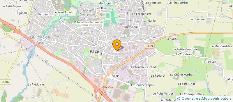 localisation de l'entreprise PRODUCTEURS DE HAUTE BRETAGNE à PACE