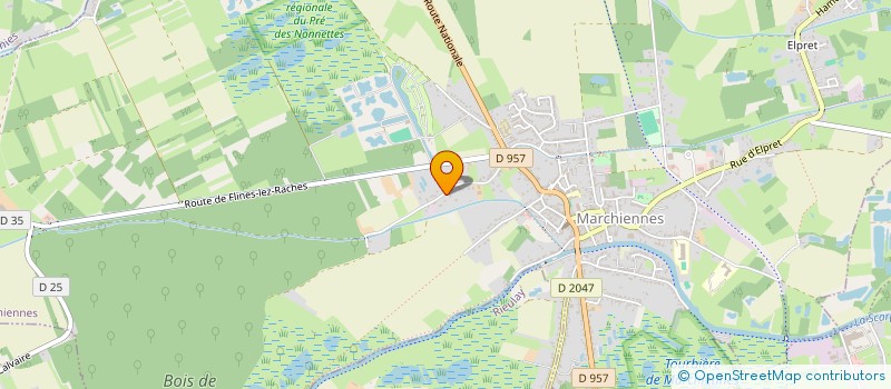 localisation de l'entreprise PRODUCTEURS DE SCARPE-ESCAUT  LECELLES