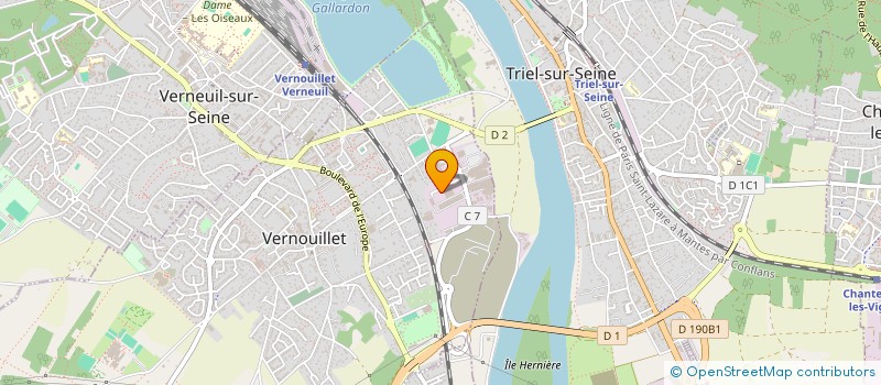localisation de l'entreprise PRODUCTEURS DES 4 SAISONS à VERNOUILLET