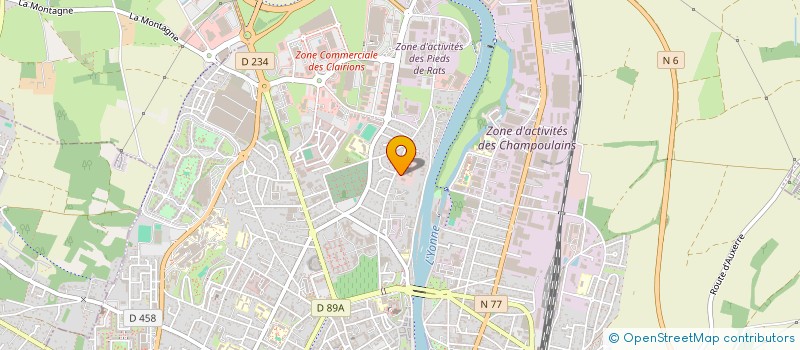 localisation de l'entreprise PRODUCTEURS HORTICOLES BOURGUIGNONS à AUXERRE
