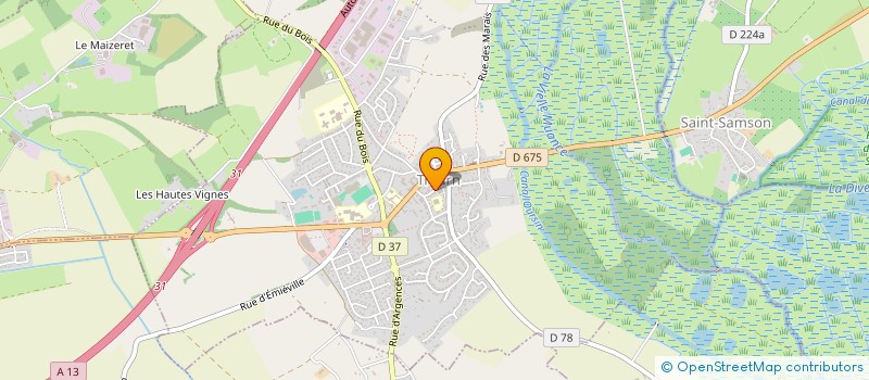 localisation de l'entreprise PRODUCTION ANIMATION  CENTER DANCE  TROARN