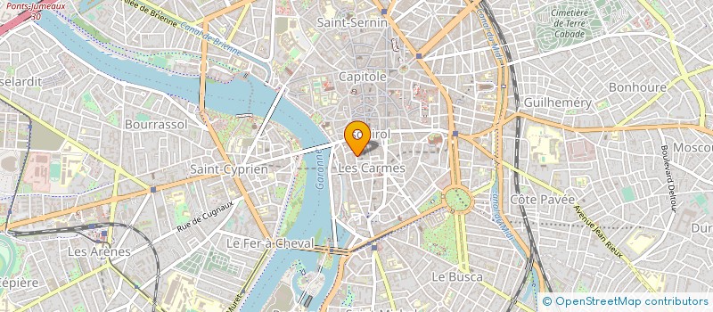 localisation de l'entreprise PRODUCTION ARTISTIQUE à TOULOUSE