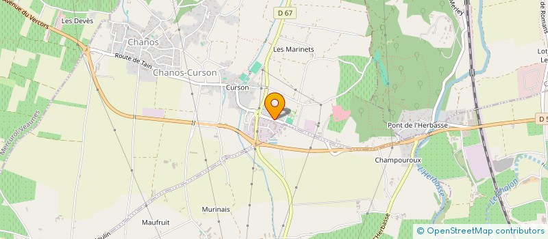 localisation de l'entreprise PRODUCTION AVICOLE DU SUD EST à CHANOS-CURSON